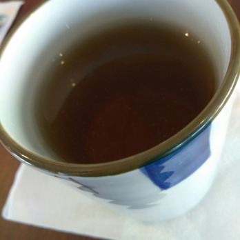 Happy Teriyaki - Got a nice hot cup of tea while I wait for my order to-go - Chinese Near Me - Tacoma, Washington
