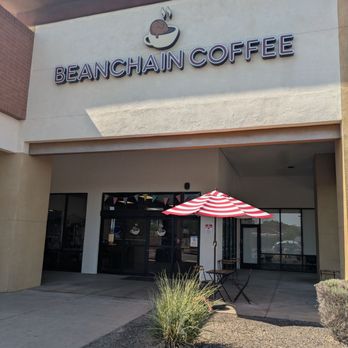 Beanchain Coffee - Outside - Coffee & Tea Near Me - Mesa, Arizona Beanchain Coffee - Outside - Coffee & Tea Near Me - Mesa, Arizona