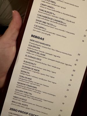 Menu photo 1 Toro Toro Miami, FL