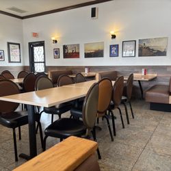 Versailles Cuban Food - Indoor seating to the left of the door