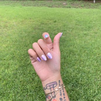 Sandy Nails & Spa - gel manicure with chrome layer  so happy with how it turned out - Nail Salons Near Me - Santa Rosa Beach, Florida