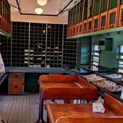 Nevada State Railroad Museum - Post office box car