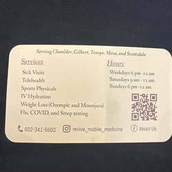 Revive Mobile Medicine - Card