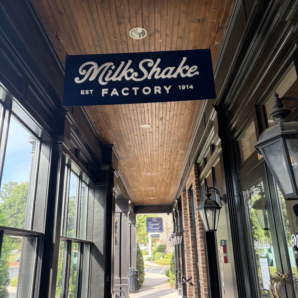 Milkshake Factory - The sign says it all - Desserts Near Me - Alpharetta, Georgia Milkshake Factory - The sign says it all - Desserts Near Me - Alpharetta, Georgia