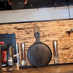 John Henry's Grill - The back wall of the restaurant
