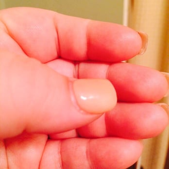 Top Solar Nails - Noticeable gap between acrylic and cuticle. - Nail Salons Near Me - Tualatin, Oregon Top Solar Nails - Noticeable gap between acrylic and cuticle. - Nail Salons Near Me - Tualatin, Oregon