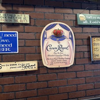 Abe's Place Tap & Grill - Wall decor at the bar - Chicken Wings Near Me - Clearwater, Florida