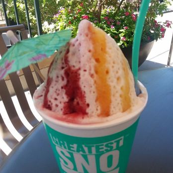 Bahama Buck's - Redlands - Sour cherry and mango with tropical cream - Desserts Near Me - Redlands, California