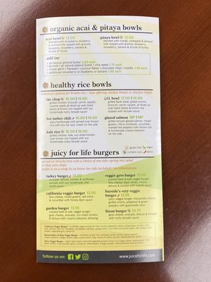 Menu photo 2 Juice For Life Flushing, NY