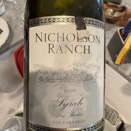 A ruined bottle of Syrah, wasted by lack of care