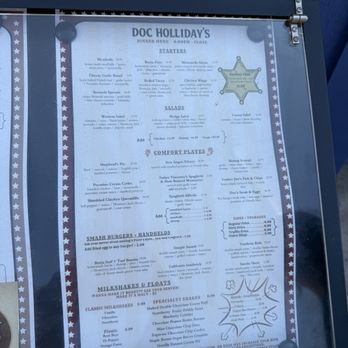 Doc Holliday's - Menu - Bars Near Me - San Diego, California