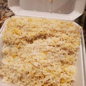Bombay Curry - An entire container full of rice! - Indian Near Me - Macon, Georgia Bombay Curry - An entire container full of rice! - Indian Near Me - Macon, Georgia
