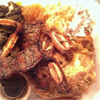 BBQ Hut - Meat Jun & Kalbi plate - Korean Near Me - Waipahu, Hawaii