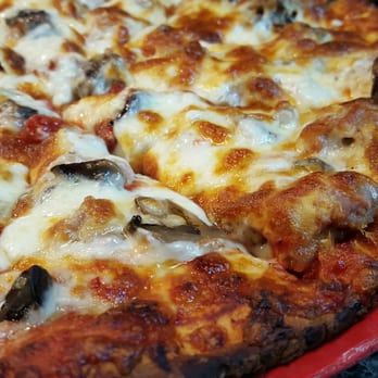 Angelo's Pizzeria - Large sausage and mushroom pizza. - Pizza Near Me - Rock Falls, Illinois