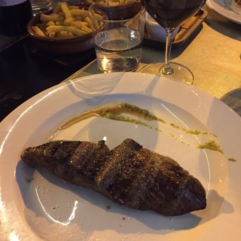 Buenos Aires - Rump steak. Great choose if you want lean meat with very little to no fat. It comes with fries or backed potatoes. Pair with house Malbec. - Steakhouses Near Me - Barcelona, B Buenos Aires - Rump steak. Great choose if you want lean meat with very little to no fat. It comes with fries or backed potatoes. Pair with house Malbec. - Steakhouses Near Me - Barcelona, B