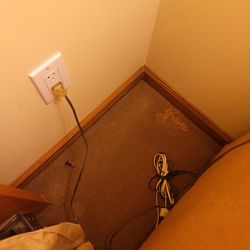 Whistler Superior Properties - Unidentified puke like substance and trash in the bedroom