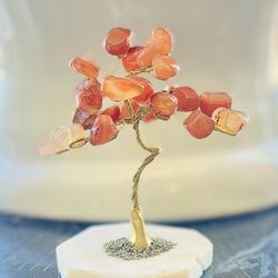 B Intuitive Metaphysical Store & Healing Center - Peruvian Carnelian Crystal Tree of Life.