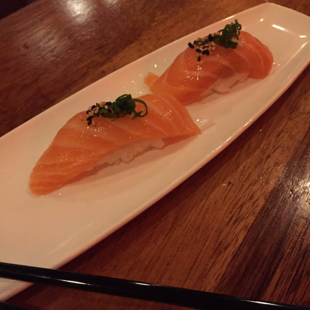 East by Southwest - Scottish salmon sushi - melts in your mouth. - Sushi Bars Near Me - Durango, Colorado East by Southwest - Scottish salmon sushi - melts in your mouth. - Sushi Bars Near Me - Durango, Colorado