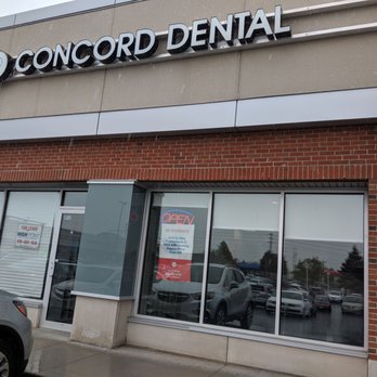 Concord Dental - Out front from the parking lot. Doorway to the left of the gray pillar. June 2019 - General Dentistry Near Me - Concord, Ontario Concord Dental - Out front from the parking lot. Doorway to the left of the gray pillar. June 2019 - General Dentistry Near Me - Concord, Ontario