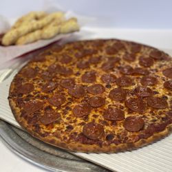MattyQ’s  - Pepperoni pizza and bread twists