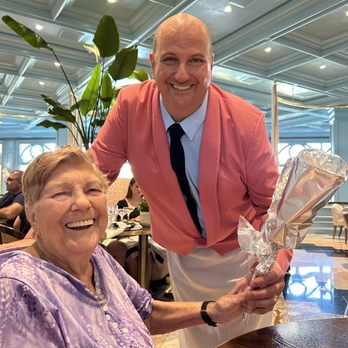 Sadelle's - Mike made a rose from aluminum foil for my mom on last day there. We will be back again well worth a great meal and laughter with Mike. - Breakfast & Brunch Near Me - Las Vegas, Nevada Sadelle's - Mike made a rose from aluminum foil for my mom on last day there. We will be back again well worth a great meal and laughter with Mike. - Breakfast & Brunch Near Me - Las Vegas, Nevada