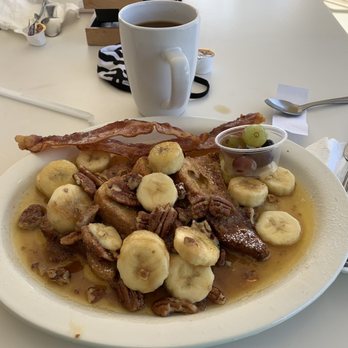 Connolly's Shore Grill - Bananas Foster Gluten Free Pancakes and bacon - Cheesesteaks Near Me - St. Augustine, Florida Connolly's Shore Grill - Bananas Foster Gluten Free Pancakes and bacon - Cheesesteaks Near Me - St. Augustine, Florida