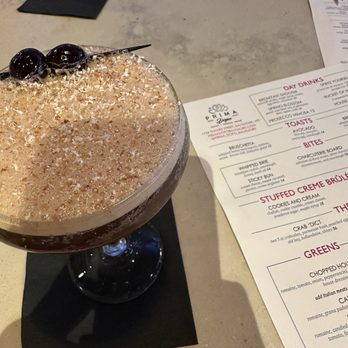 Prima Dopo - Cocoa cherry espresso martini.. a little sweet for me but if you like a sweeter drink, you will love it - Italian Near Me - Baltimore, Maryland Prima Dopo - Cocoa cherry espresso martini.. a little sweet for me but if you like a sweeter drink, you will love it - Italian Near Me - Baltimore, Maryland