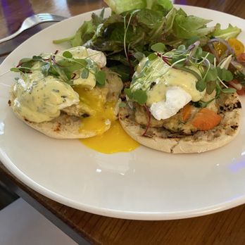 Haywood's - An absolutely wonderful brunch of eggs, Benedict with salmon and arugula salad. - Bars Near Me - Lexington, Virginia Haywood's - An absolutely wonderful brunch of eggs, Benedict with salmon and arugula salad. - Bars Near Me - Lexington, Virginia