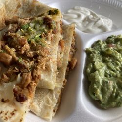 Nacho Average - Chicken quesadilla - made with achiote spiced chicken.