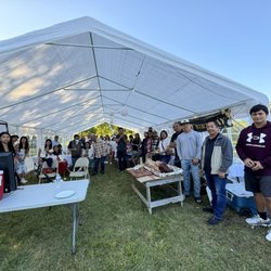 Dream We Create - tent, chairs and tables, setup