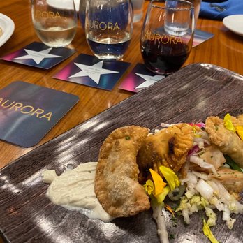 Aurora At The Celeste - Aligator empanadas - American Near Me - Orlando, Florida