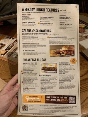 Menu photo 6 Cracker Barrel Old Country Store Flagstaff, AZ Menu photo 6 Cracker Barrel Old Country Store Flagstaff, AZ