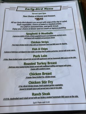 Menu photo 2 CJ's Cafe Arroyo Grande, CA