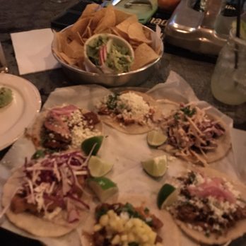 Bakersfield Penn Ave - Our array of tacos and guacamole with chips. - Cocktail Bars Near Me - Pittsburgh, Pennsylvania