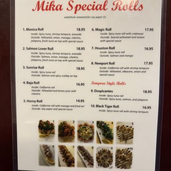 Mika Sushi - Updated Menu 2025 - Japanese Near Me - Orange, California Mika Sushi - Updated Menu 2025 - Japanese Near Me - Orange, California