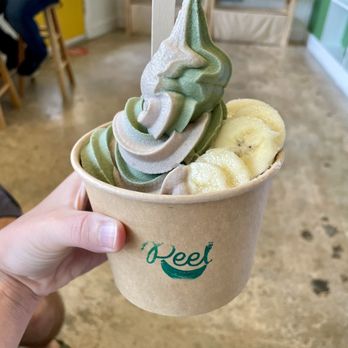 Peel Soft Serve - Banana and spirulina ice cream - Food Trucks Near Me - Miami Shores, Florida Peel Soft Serve - Banana and spirulina ice cream - Food Trucks Near Me - Miami Shores, Florida
