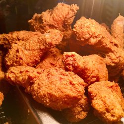 Akasha Market - Omg! I love those chicken and it's delicious than a KFC and Popeyes! Only in Akasha Market got a fully cooked chickens! Come by and get em!