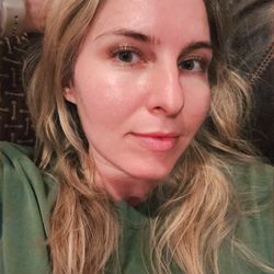 Sophia Jean Esthetics - Post lash lift selfie.