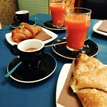 Gatsby Cafè - Pistachio cream stuffed croissant, wheat croissant with fruit jam, fresh squeezed juice and espresso shots. - Cafes Near Me - Rome, RM