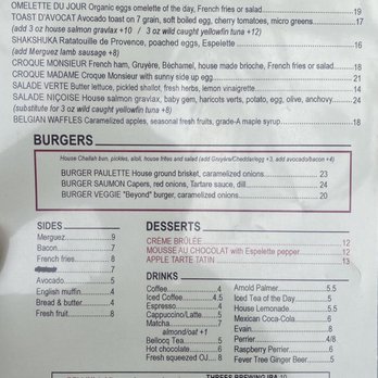 Café Paulette - Brunch Menu - French Near Me - Brooklyn, New York Café Paulette - Brunch Menu - French Near Me - Brooklyn, New York