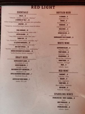 Menu photo 6 Red Light Washington, DC, DC Menu photo 6 Red Light Washington, DC, DC