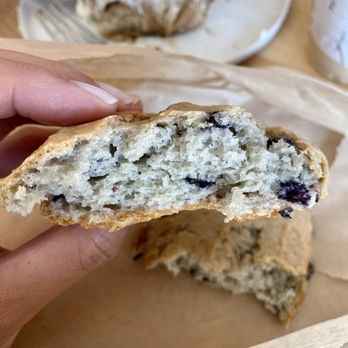 MoJoe's - Inside of blueberry scone - Coffee & Tea Near Me - Roseville, California MoJoe's - Inside of blueberry scone - Coffee & Tea Near Me - Roseville, California