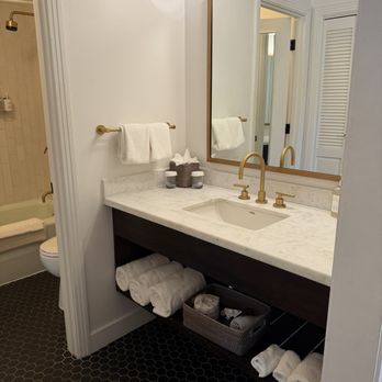 The Landsby - The bathroom area - Hotels Near Me - Solvang, California The Landsby - The bathroom area - Hotels Near Me - Solvang, California