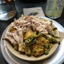 Bird on a Wire - Curry potato salad (medium) with "a little" chicken.
