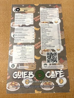 Menu photo 8 Guieb Cafe Wahiawa, HI