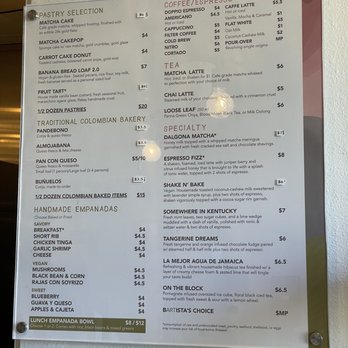 Take It Easy Roasters - Menu as of 08/29/21 - Bakeries Near Me - Las Vegas, Nevada