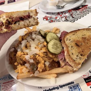 Crazy Otto's Diner - Pastrami sandwich and chilli cheese fries which were excellent, the sandwich not so much - Diners Near Me - Lancaster, California Crazy Otto's Diner - Pastrami sandwich and chilli cheese fries which were excellent, the sandwich not so much - Diners Near Me - Lancaster, California