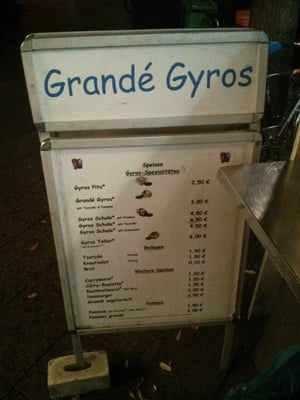 Menu photo 2 Grandé Gyros Berlin, BE