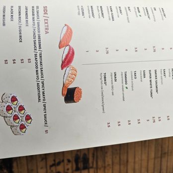 Hers Sushi Bar and Ramen - Menu inside - Sushi Bars Near Me - Oregon, Wisconsin