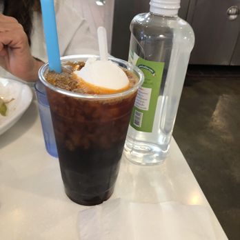 Sweet Rice - Thai Ice tea with coconut icecream - Thai Near Me - Gardena, California